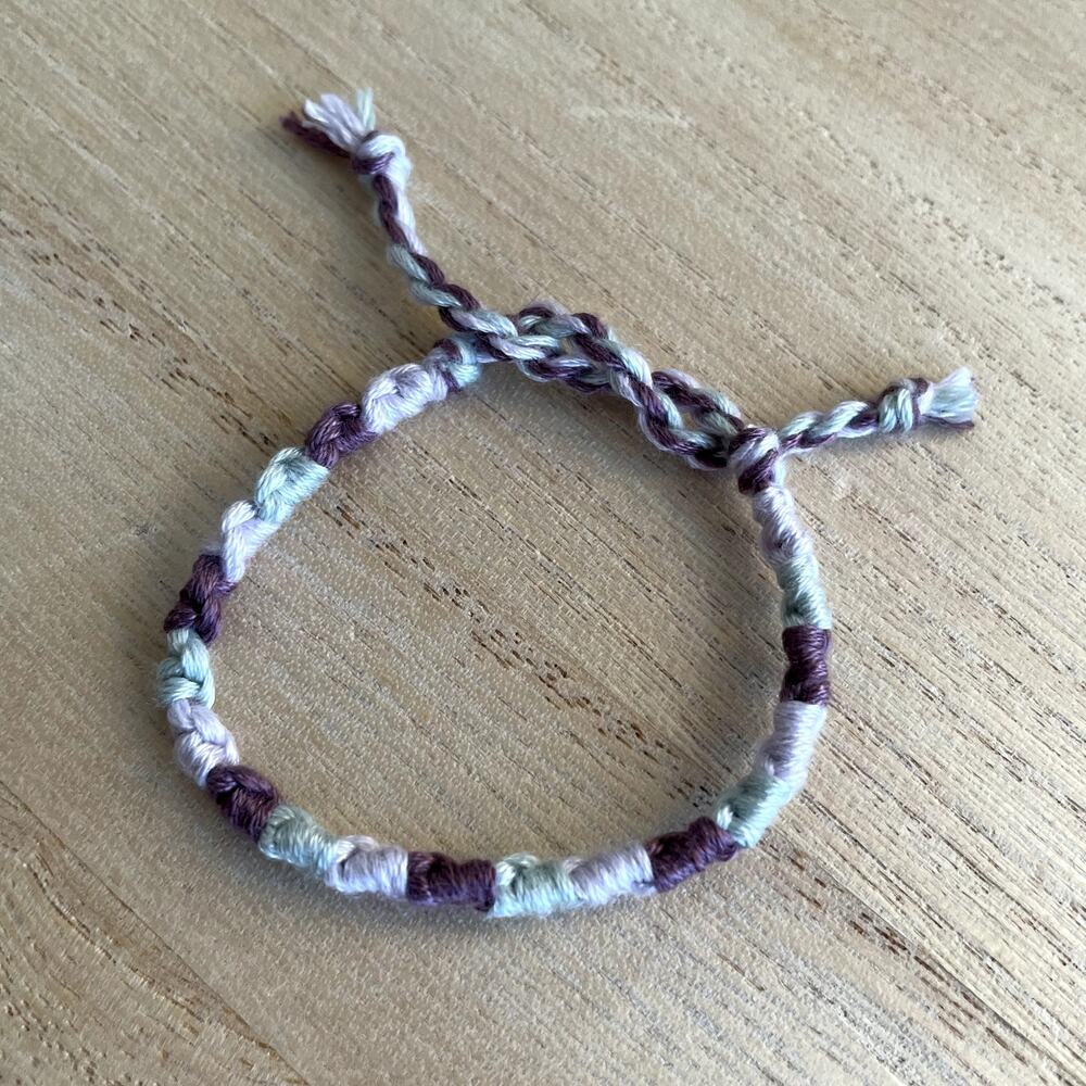 Bhadia Bracelet anklet trendy comfortable tie embroidery thread woven gift